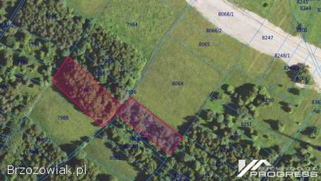 Działki rolne i leśne 2ha – WESOŁA /gm.  Nozdrzec/.