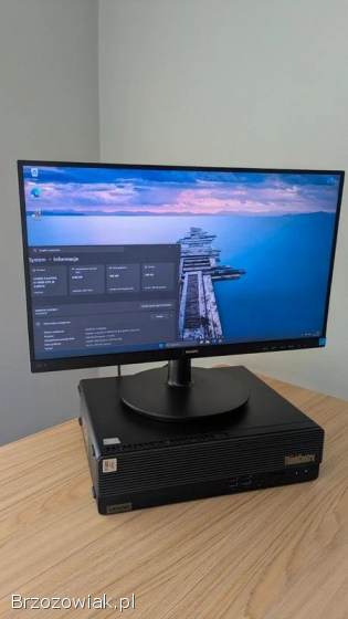 Kompletny zestaw komputerowy lenovo i3 10.  gen 8gb 256GB SSD monitor phili