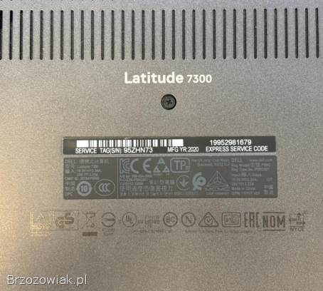 Laptop Dell Latitude 7300 i5 8th 16GB 256 SSD NVMe 13,  3 Touch IPS W11Pro