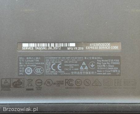 Laptop Dell Latitude 7390 i5 8th 16GB 256 SSD NVMe 13,  3 Touch IPS W11Pro