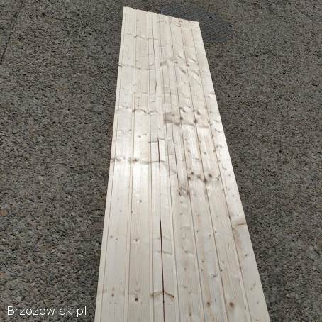 Boazeria świerkowa 12.  5x96x,  3000mm podbitka deska obiciowa kl.  BC