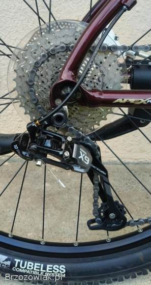 Rower górski MTB BREEZER Thunder PRO sram X9 Rock Shox RECON 18,  5 M