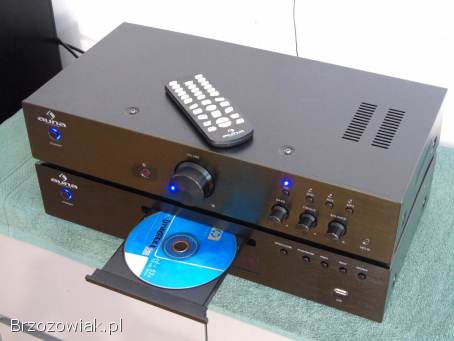 Śliczny zestaw stereo Auna pilot USB mp3 CD Rds AUX sprawna.  DOSTAWA