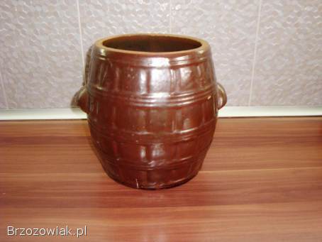 GARNEK gliniany do kiszenia -  zestaw 2 sztuk