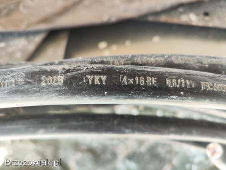 Kabel przewód wlz 4x16 mm2 YKY ziemny NKT