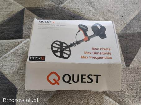 Wykrywacz metali quest v80 prawie nowy dwie sondy