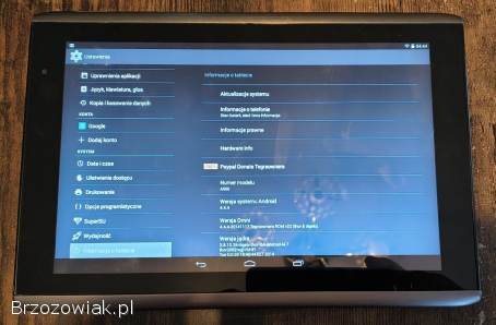 Tablet Acer ICONIA TAB A500