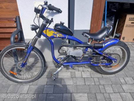 Rower z silnikiem chopper
