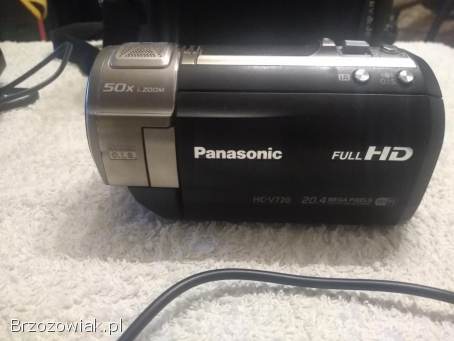 Kamera Panasonic HC-V720 full HD-+statyw-komplet -  kamera-polskie menu go pro