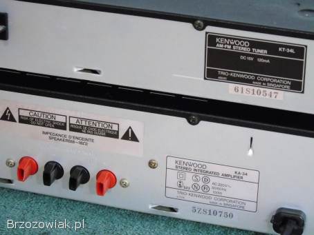 Wzmacniacz i Tuner Kenwood KA-34 i KT-34 Vintage.  DOSTAWA