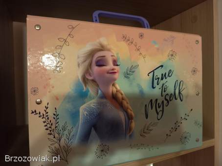 Teczka na przybory z rączką -  FROZEN Anna i Elsa