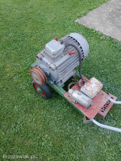 Silnik Elektryczny 7,  5 Kw 380v na wozku