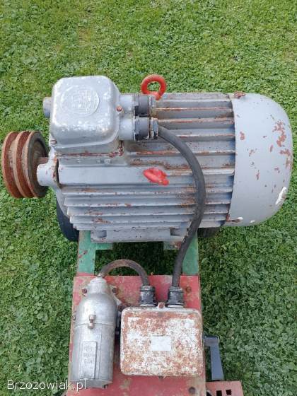 Silnik Elektryczny 7,  5 Kw 380v na wozku