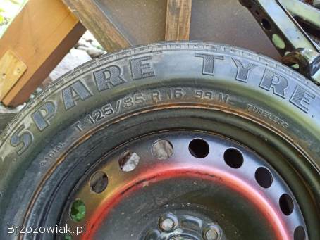 Koło dojazdowe 5x108 125/85 R16 Stan Bdb