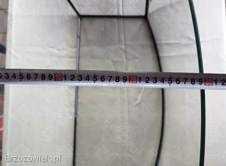 Akwarium 70l półokrągłe bez pokrywy termometr