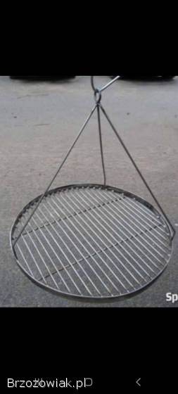 Grill wiszący na róże giętej