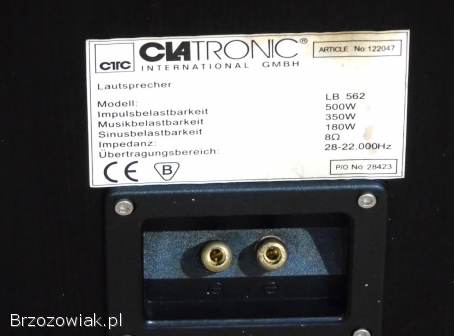 Kolumny stereo Clatronic 2x 500 wat.  DOSTAWA.