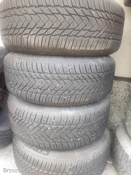 Opony zimowe 205/55/16 komplet z felgami do peugota