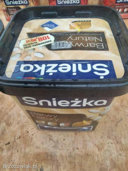 Oddam za darmo farby marki Śnieżka