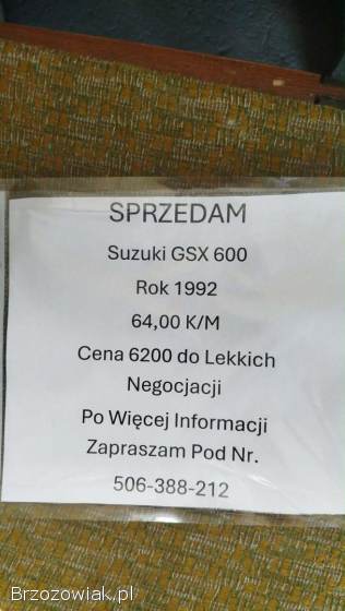 Suzuki GSX 600 1992