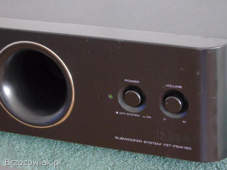 Subwoofer aktywny Yamaha YST-FSW150 czarny sprawny.  WYSYŁKA