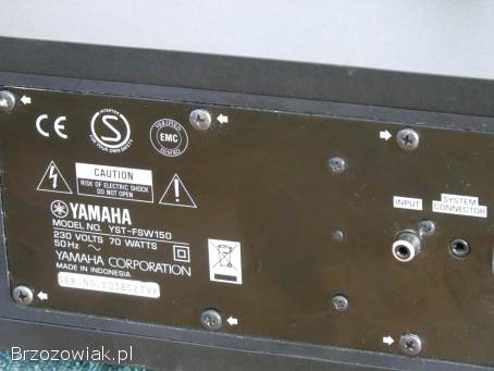Subwoofer aktywny Yamaha YST-FSW150 czarny sprawny.  WYSYŁKA