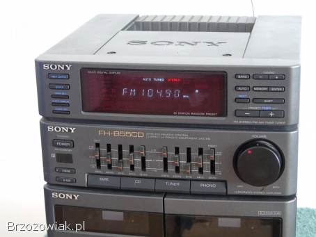 Wieża Sony radio korektor PHONO mocna.  DOSTAWA