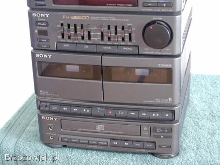 Wieża Sony radio korektor PHONO mocna.  DOSTAWA
