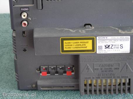 Wieża Sony radio korektor PHONO mocna.  DOSTAWA