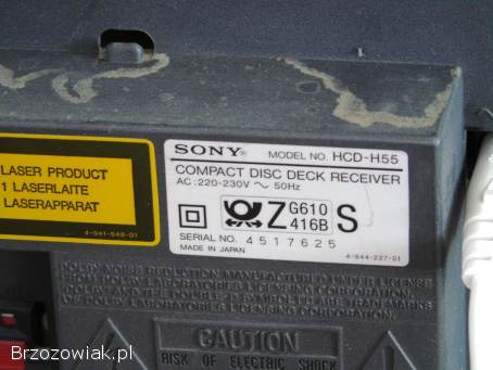 Wieża Sony radio korektor PHONO mocna.  DOSTAWA