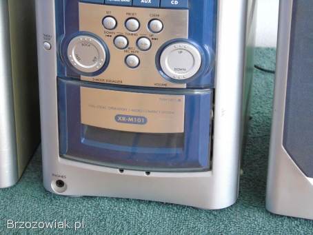 Wieża Aiwa kolumny radio AUX ładna.  DOSTAWA.