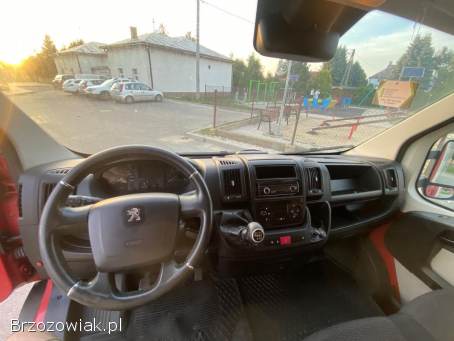 Peugeot Boxer 2.  0 HDI 163KM 2018r.  F-VAT Bus,  Kontener