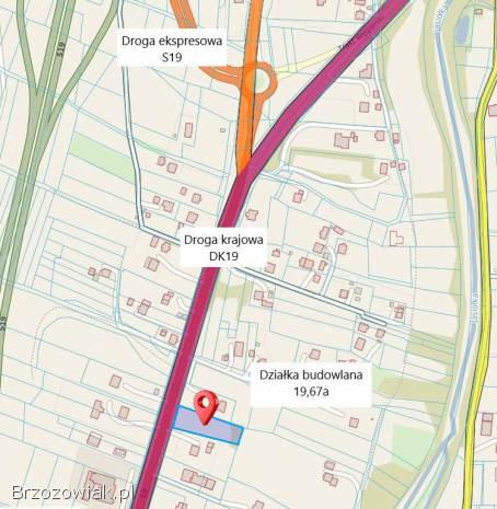 Działka budowlana 19,  67a w atrakcyjnej lokalizacji – DUKLA /Zboiska/