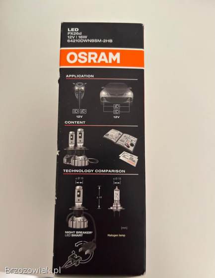 OSRAM Night Breaker LED SMART H7 12V 16W – NOWE i w oryginalnym opakowaniu