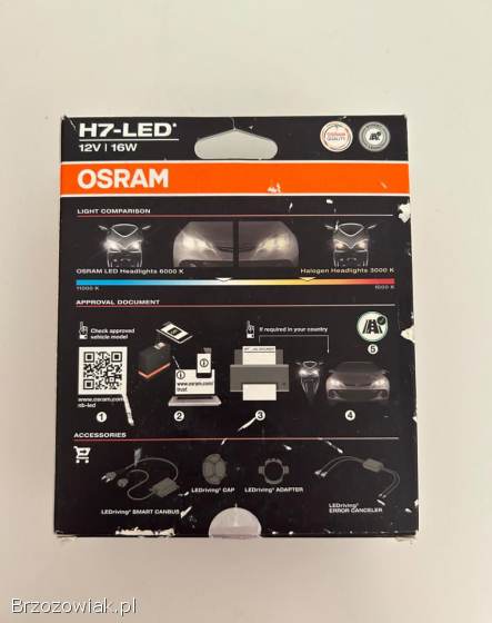 OSRAM Night Breaker LED SMART H7 12V 16W – NOWE i w oryginalnym opakowaniu