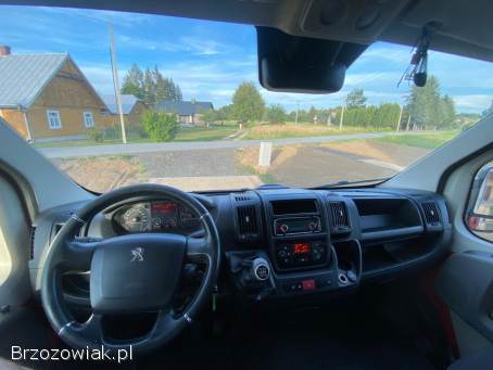 Peugeot Boxer 2.  0 HDI 163KM 2018r.  F-VAT Bus,  Kontener