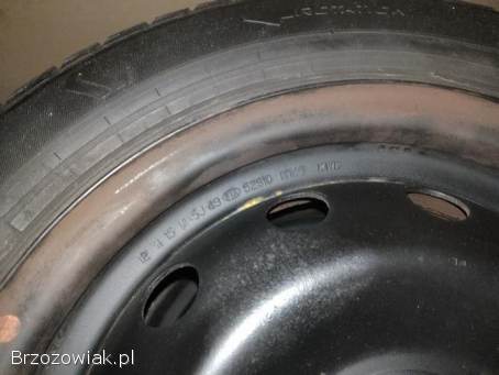 Felgi stalowe z TPMS,  Koła -  Kia / Toyota 4x100 155/65 R14