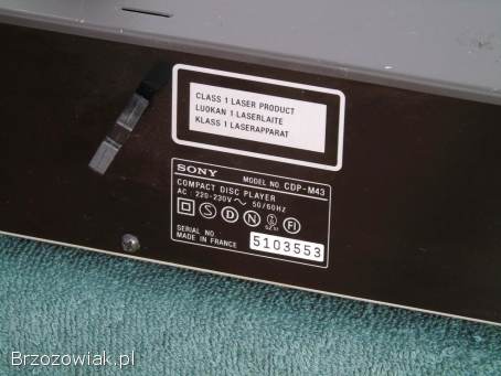 CD Sony CDP-M43 sprawny.  DOSTAWA.