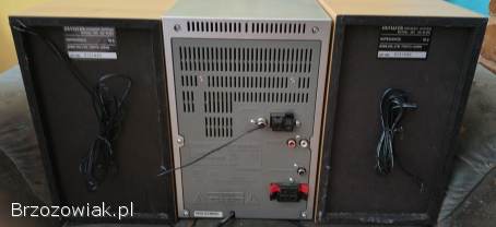 Wieża AIWA XR-M121 CD Radio AUX Tape Kolumny Pilot