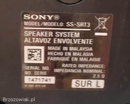 Sony HT RT-3 subwoofer,  2 satelity przewodowe Bluetooth