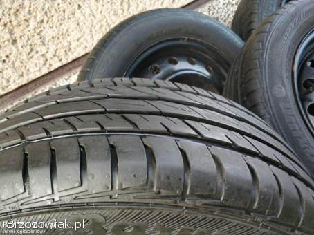 Koła letnie15 4x100 Toyota Corolla E12 / Yaris Opony Barum 195/60 R15 Stan Bdb!