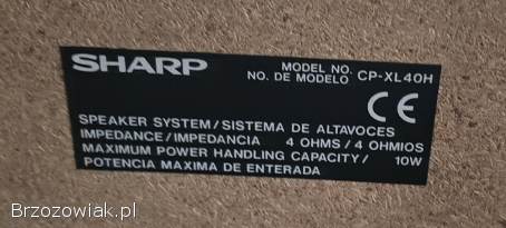 Wieża Sharp XL-40H tuner cd magnetofon