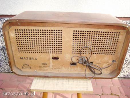 RADIO zabytkowe lampowe MAZUR L