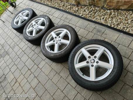 Alufelgi 16 5x112 opony zimowe 205/55R16 Audi VW Seat Skoda Mercedes