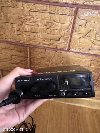 CB Radio Midland Alan 100 Plus + antena + mikrofon + okablowanie
