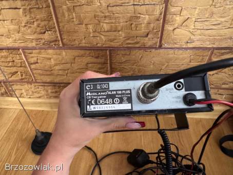 CB Radio Midland Alan 100 Plus + antena + mikrofon + okablowanie