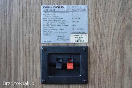 Cenione GRUNDIG BOX 8000 Ciepłe Detaliczne Analogowe Brzmienie Wysyłka