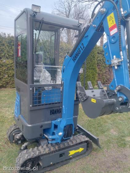 Koparka gąsienicowa 1.  2 yanmar Nowa nie używa