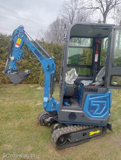 Minikoparka Yanmar 1.  2 tony Nowecja sztuka
