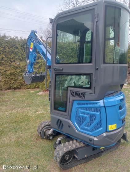 Minikoparka Yanmar 1.  2 tony Nowecja sztuka